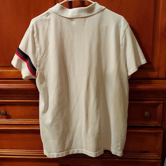 Moncler - Logo Patch White Polo Shirt - Picture 3 of 4